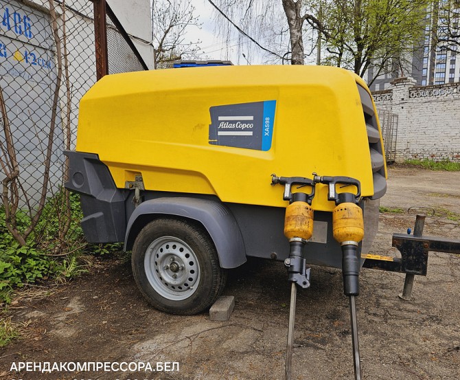 Аренда дизельного компрессора Atlas copco xas 97, xas 88, xasts 156, xas 186 Минск - изображение 1