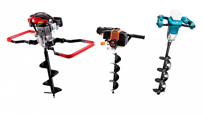 Аренда бензобуров с шнеками от 80 до 500 см в Северном Береге Минск - изображение 1